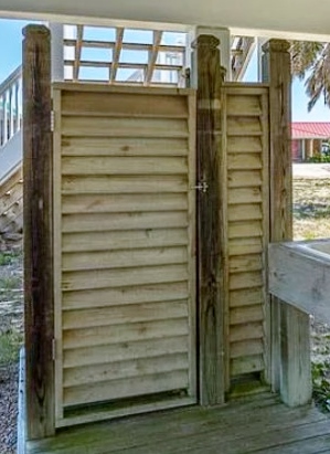 outdoor shower update