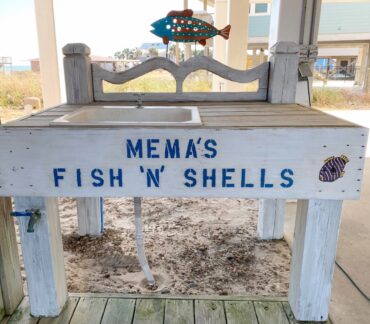Beach House with Fish Cleaning Sink on St George Island