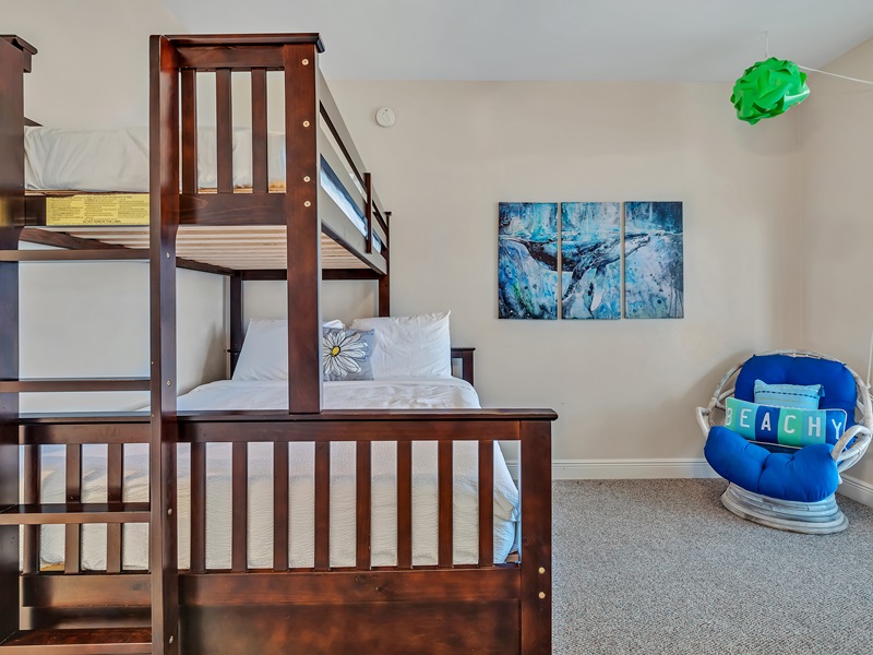 St George Island Rental with Bunk Room